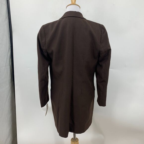 Vintage Orvis Loneline Blazer Women 4P Petite Brown One Button Notch Collar Line - Picture 4 of 13